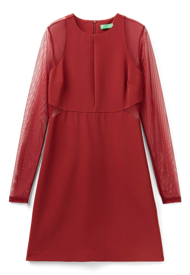 United Colors of Benetton Jurk rood United Colors of Benetton Jurk rood