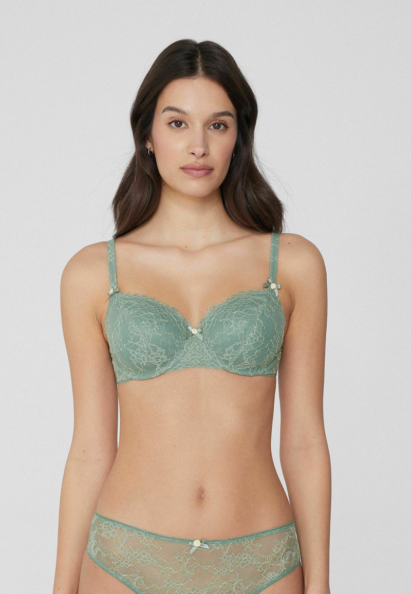 Tezenis - LOVELY ROSES - Underwired bra - Green, Enlarge
