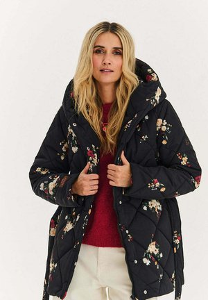 ANABELLE MIDNIGHT FLORA - Zimní kabát - black