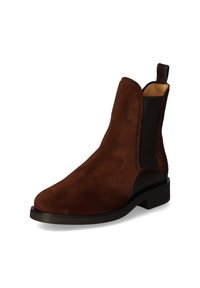 GANT AIMLEE - Platform ankle boots - dark brown
