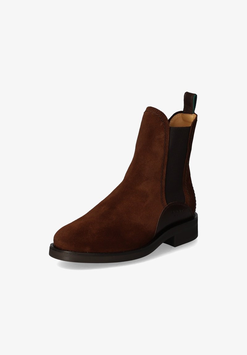 GANT AIMLEE - Platform ankle boots - dark brown