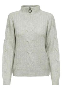 REISSVERSCHLUSS ZOPF - Strikkegenser - super light grey melang
