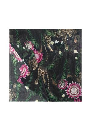 LOTUS JUNGLE - Scarf - black multi