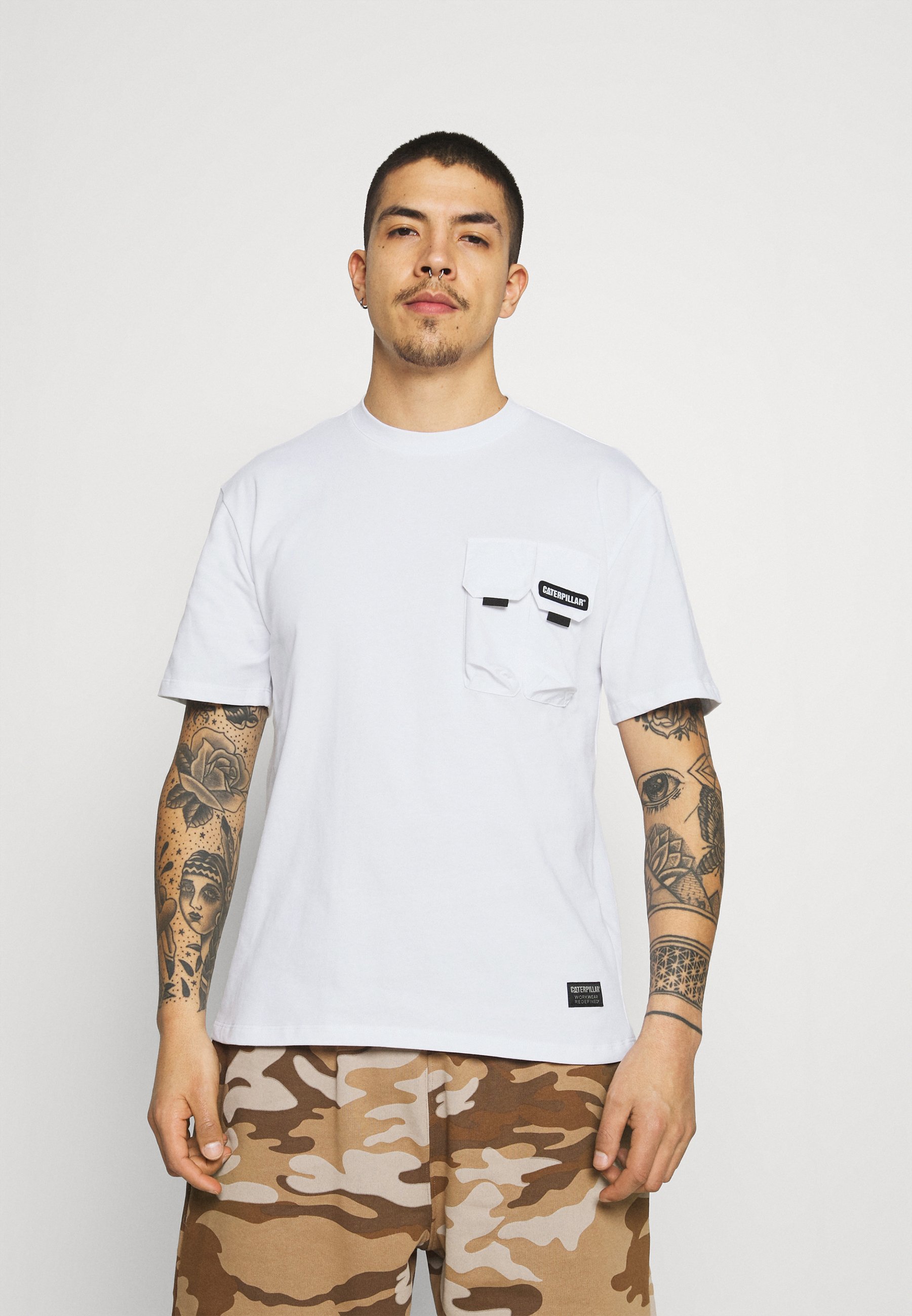 Caterpillar DOUBLE POCKET TEE - Basic T 