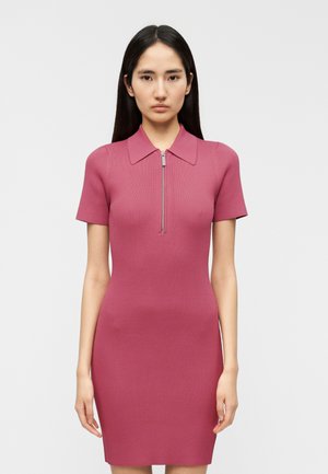 ZIP UP  - Strikkjoler - rosewood