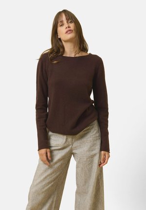 Just Cashmere Pullover - chocolate