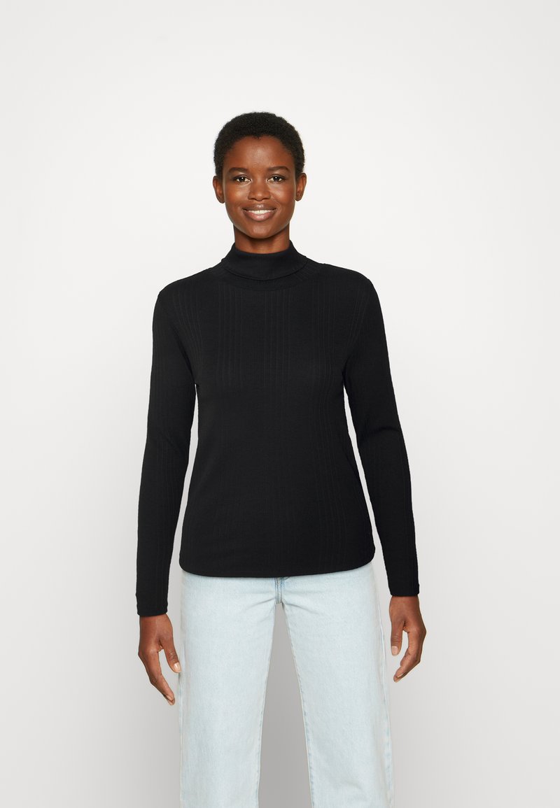 Damen Strickjacken | Calvin Klein SKINNY TURTLE NECK Strickpullover black/schwarz - FW11450 Damen Strickjacken | Calvin Klein SKINNY TURTLE NECK Strickpullover black/schwarz - FW11450