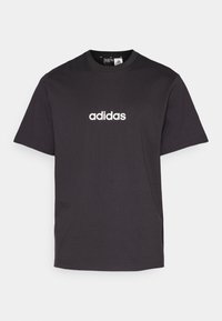 T-shirt med print - black white