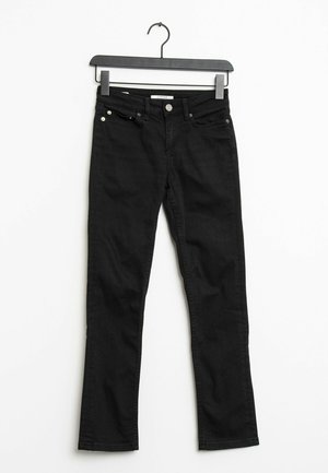 Straight leg jeans - black