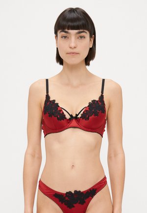 PENELOPI BRA  - Krūšturis ar stīpiņu - red/black