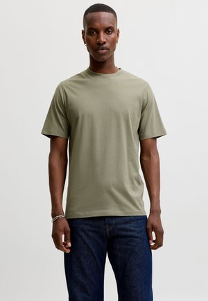 Jack & Jones, JJEORGANIC BASIC TEE SS O-NECK NOOS - Základné tričko - vetiver