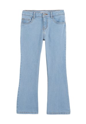 Jean flare - bleach denim