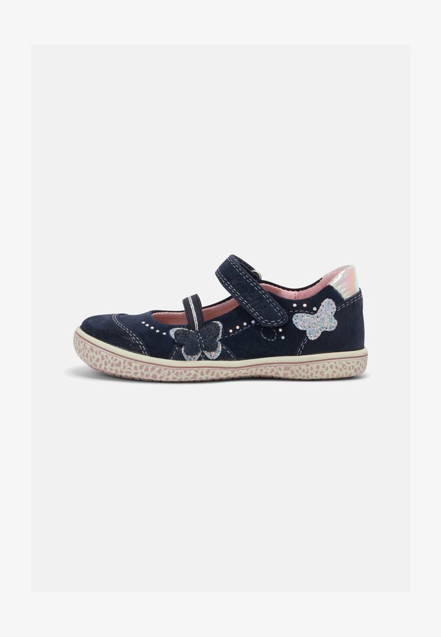TARY - Ankle strap ballet pumps - navy