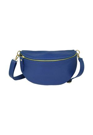 DEMI LUNE LARGE  - Sac bandoulière - bleu graine