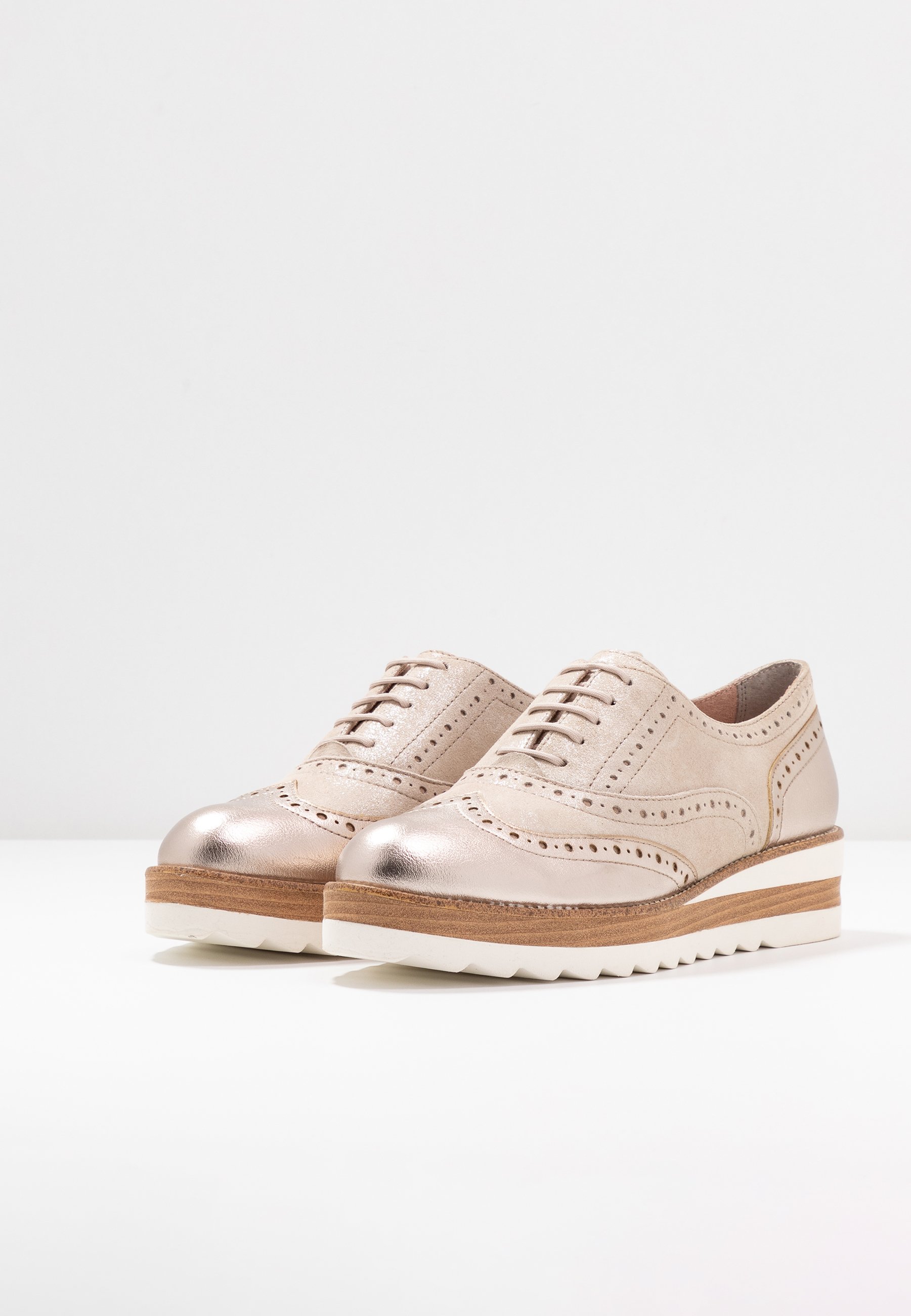 Tamaris LACE UP Snøresko champagne pearl Zalando.no Tamaris LACE UP Snøresko champagne pearl Zalando.no