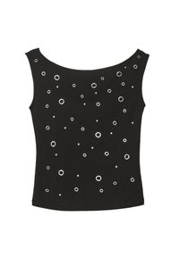 EYELETS  - T-shirt con stampa - black