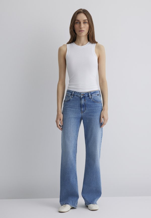 IBIZA - Jeans Straight Leg - mid brushed str