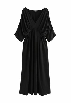 REGULAR FIT - MIDI   - Trikotāžas kleita - black