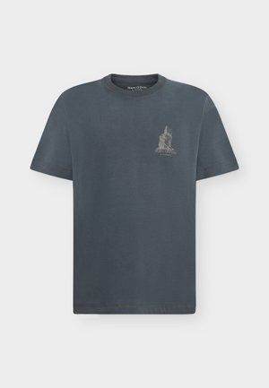 Marc O'Polo, SHORTSLEEVE - Μπλουζάκι με στάμπα - peppercorn grey