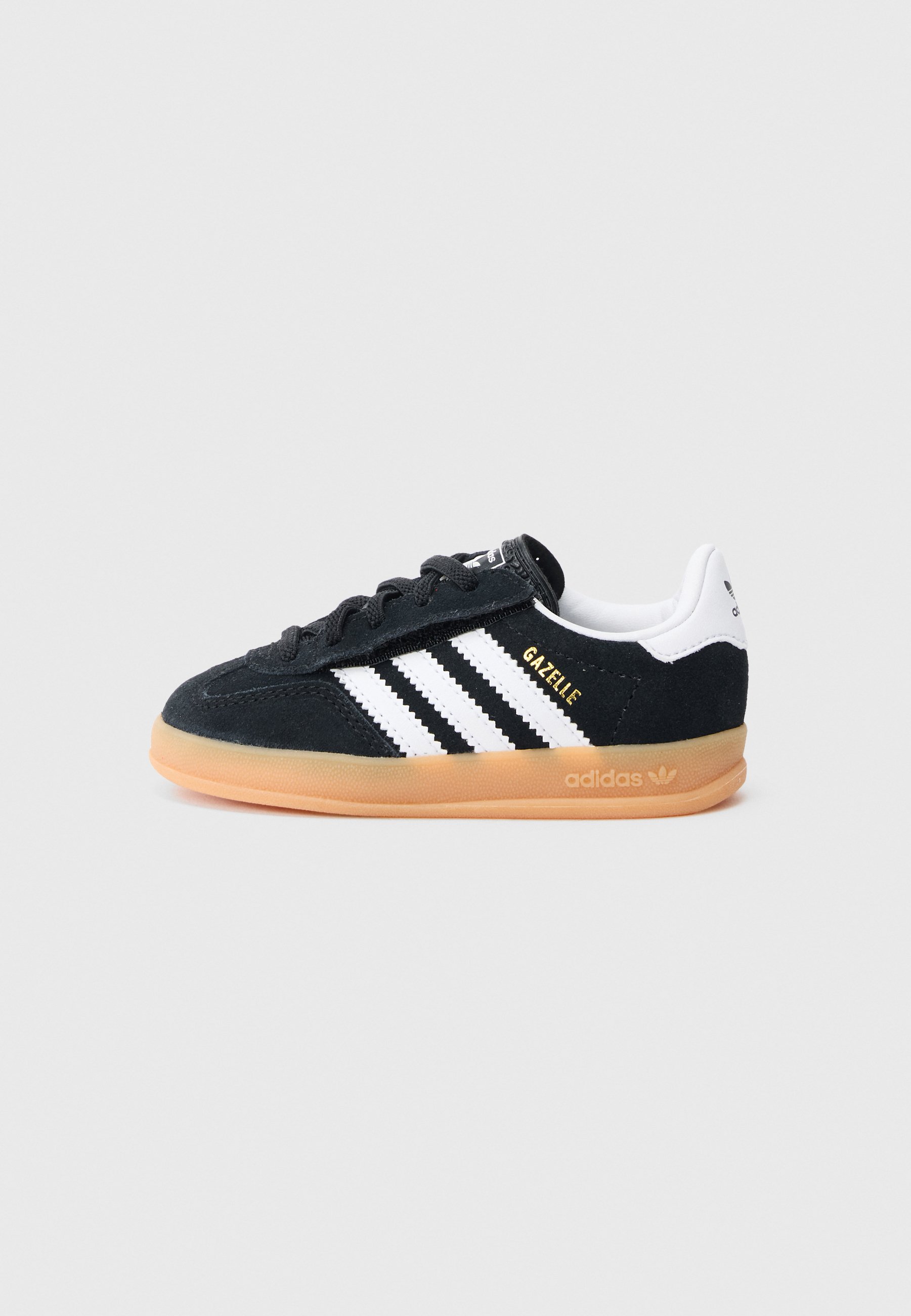 adidas Originals GAZELLE INDOOR UNISEX - Trainers - core black/white/gum/ black - Zalando.ie