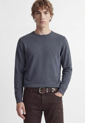 Jack & Jones, JJEBASIC KNIT CREW NECK NOOS - Sweatshirt - turbulence