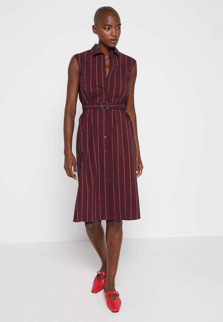 ASPESI Blousejurk bordeauxrood