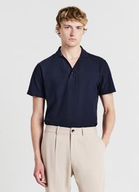 Calliope UN BOTTONE - Poloshirt - blu notte