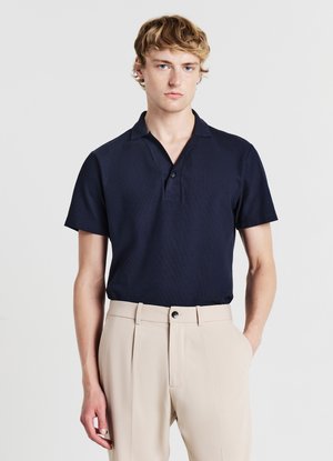 Calliope UN BOTTONE - Polo - blu notte