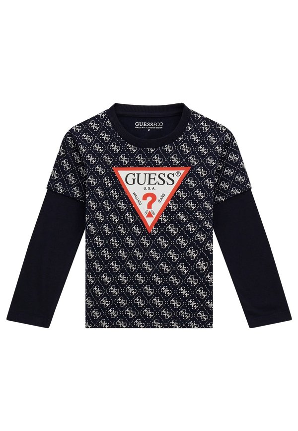 Langarmshirt - mehrfarbig grundton blau