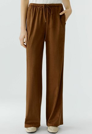 SCHLUPF - Stoffhose - fondue fudge