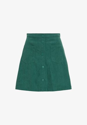 VILA, MINI SKIRT VIELSA HIGH WAIST - A-lijn rok - ponderosa pine
