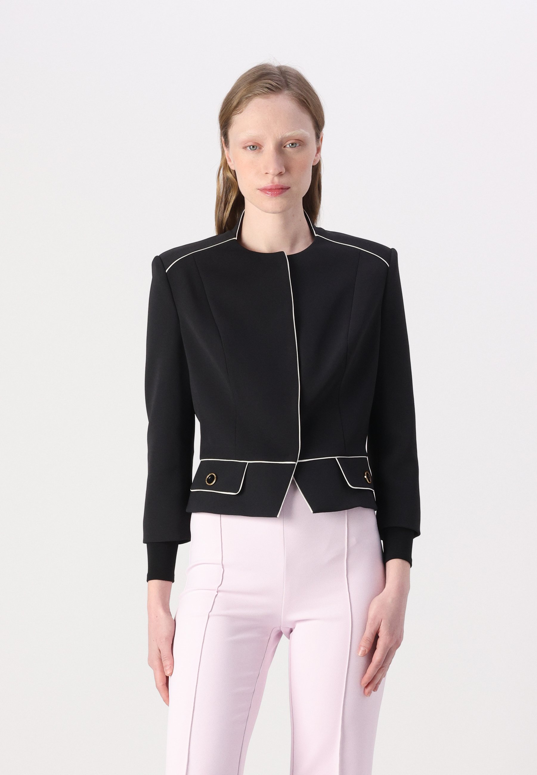 Elisabetta Franchi WOMENS - Blazer - burro/nero/beige