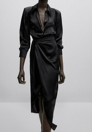Massimo Dutti Jupe trapèze - black
