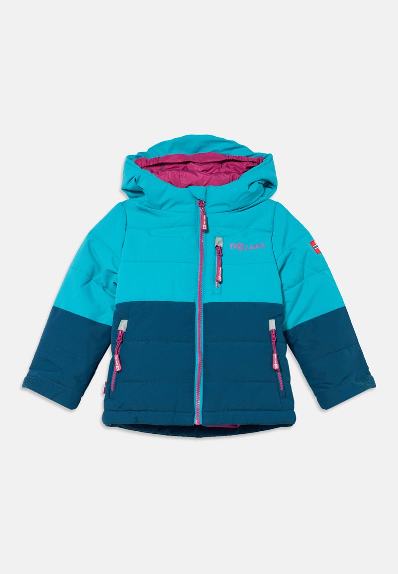 Trollkids Hardshell-jas turquoise
