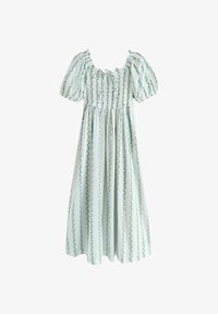 Sélectionné, white/blue ditsy floral print