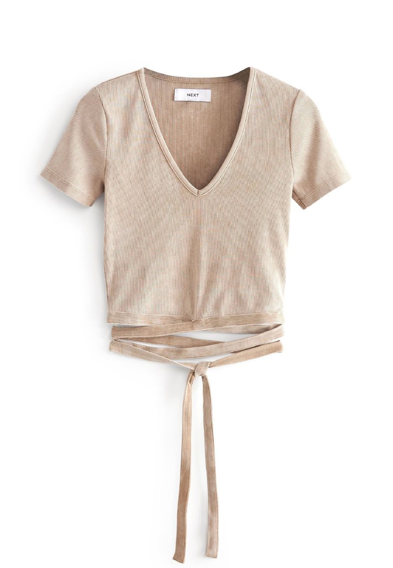 Next T-shirt basic beige