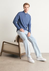 Tommy Hilfiger 1985 REGULAR LS - T-shirt à manches longues - aegean sea