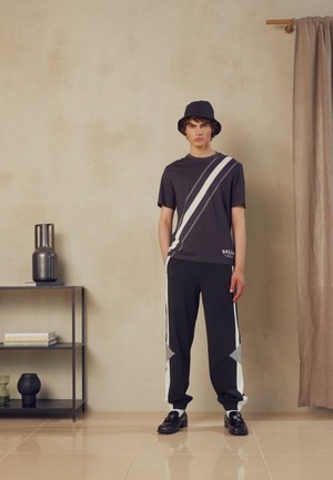 T-shirt con stampa - multiblack