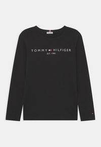 Tommy Hilfiger ESSENTIAL TEE UNISEX - Langarmshirt - black