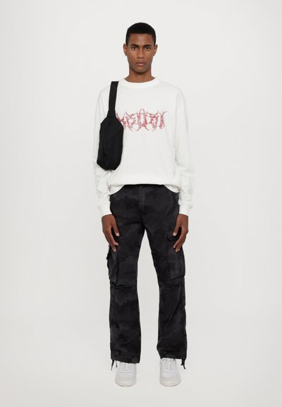 Ksubi SABBATH  BIGGIE TEE VINTAGE  - Topper langermet - white