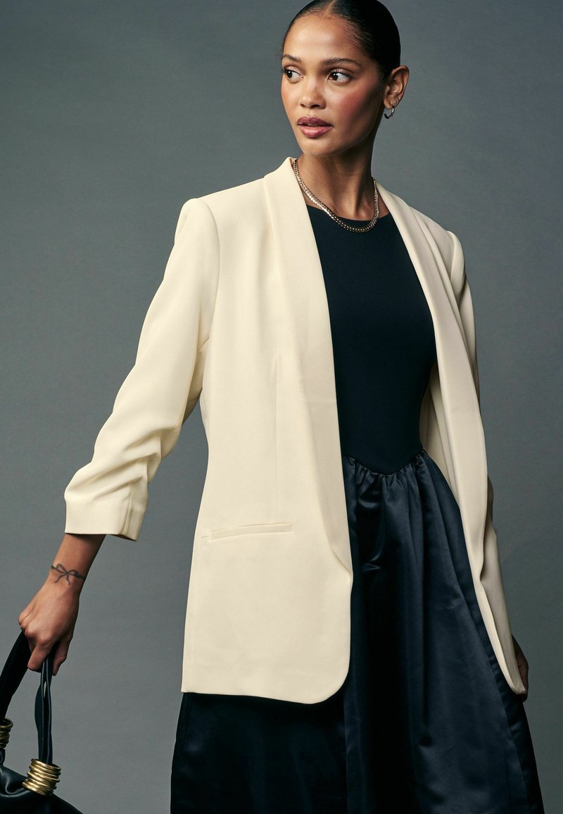 Next RUCHED SLEEVE TALL - Bleiser - cream