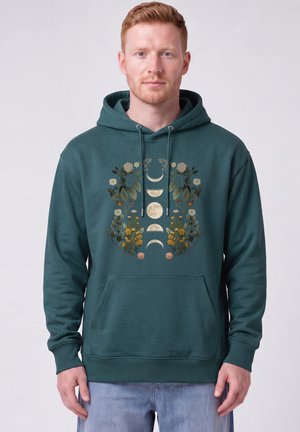 watapparel, MOONPHASES & FLOWERS UNISEX - Hoodie - stargazer