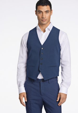 MENS WAISTCOAT FOR SUIT SLIM FIT - Uzvalka veste - blue mel