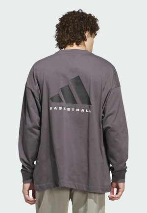 adidas Performance BASKETBALL LONG SLEEVE - Long sleeved top - grey strata