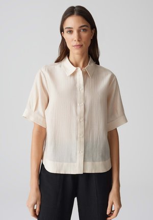 LOOSE FIT WEITE PASSFORM - Hemdbluse - natural glaze