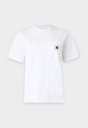 Carhartt WIP, POCKET - Lihtne T-särk - white