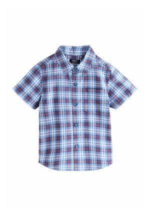 REGULAR FIT - SHORT SLEEVE CHECK - Košeľa - blue navy