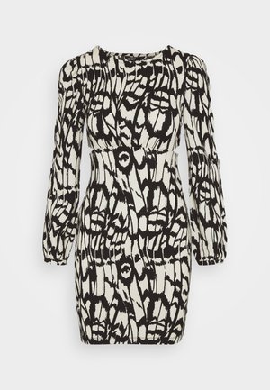 ONLY, ONLGRID LUA O NECK DRESS  - Hverdagskjole - black