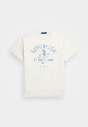 Polo Ralph Lauren UNEVEN JERSEY SHORT SLEEVE T-SHIRT - T-shirts med print - nevis