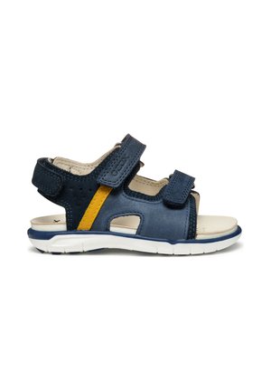 Walking sandals - dark navy dark yellow